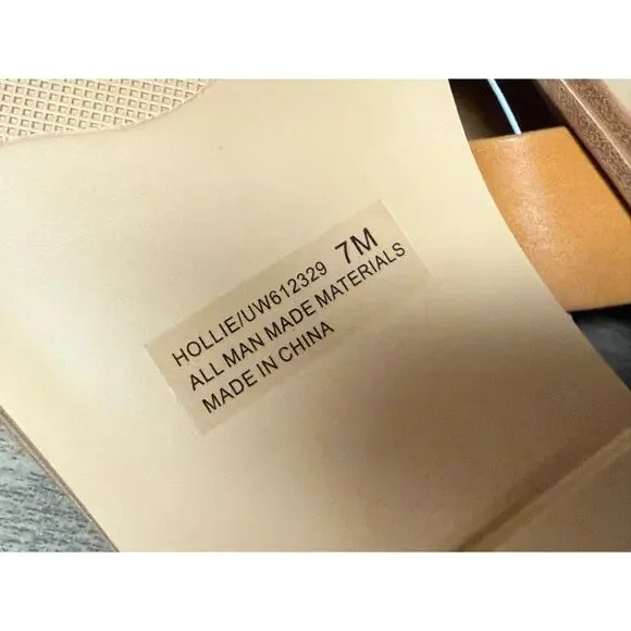 DV by Dolce Vita Women’s H-Band Slide Sandals Tan Size 7 - Picture 9 of 10